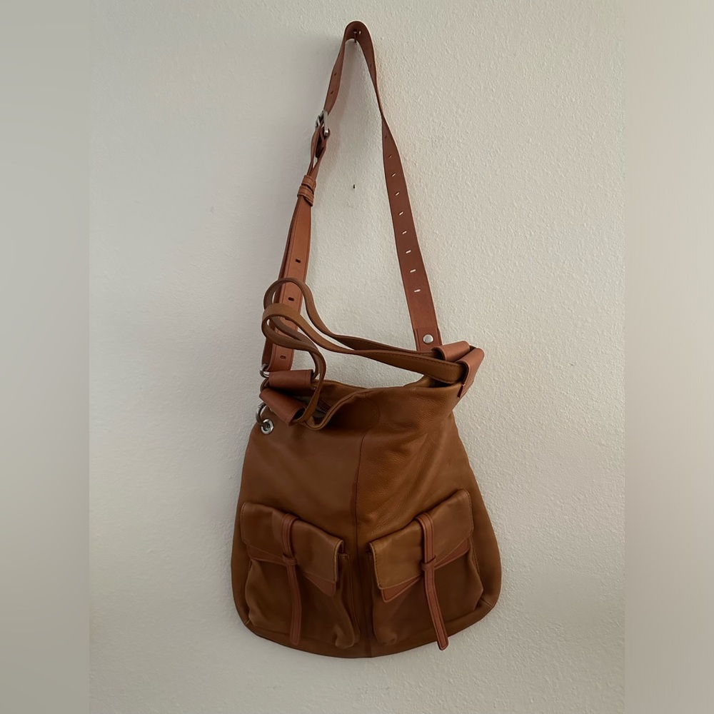 Christopher Kon Tan Leather foldover Crossbody
Satchel/Tote bag. NWOT. - Picture 3 of 14